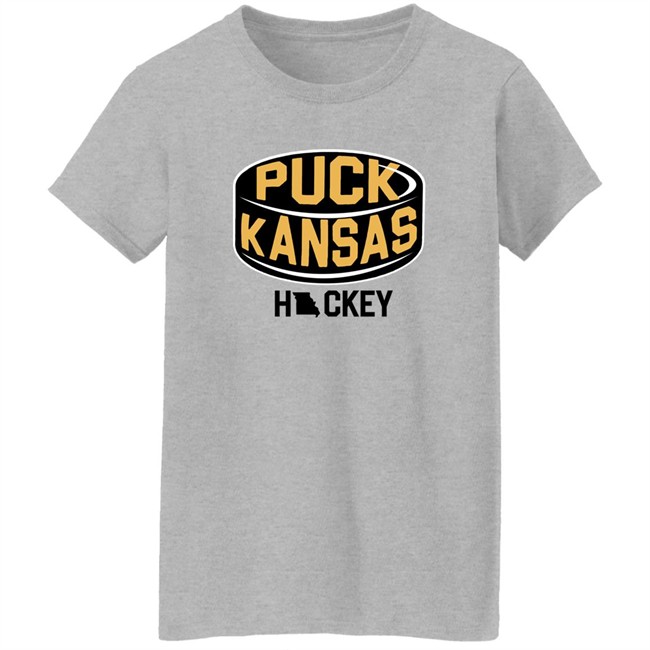 573 Tees Shop Puck Kansas Hickey Shirt 573 Tees Shop Puck Kansas Hickey Shirt