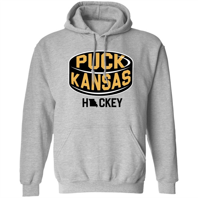 573 Tees Shop Puck Kansas Hickey Shirt 573 Tees Shop Puck Kansas Hickey Shirt