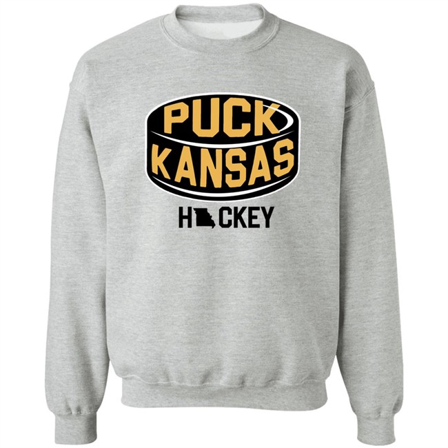 573 Tees Shop Puck Kansas Hickey Shirt 573 Tees Shop Puck Kansas Hickey Shirt