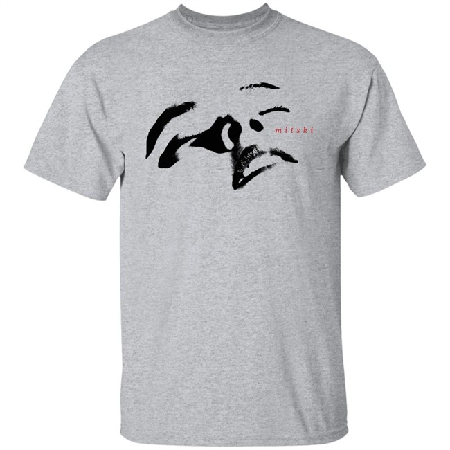 Mitski Merch Face Tee Shirt Face Long Sleeve T Shirt Mitski Merch Face Tee Shirt Face Long Sleeve T Shirt