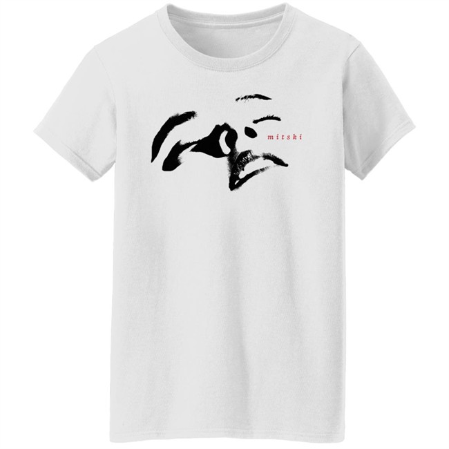 Mitski Merch Face Tee Shirt Face Long Sleeve T Shirt Mitski Merch Face Tee Shirt Face Long Sleeve T Shirt