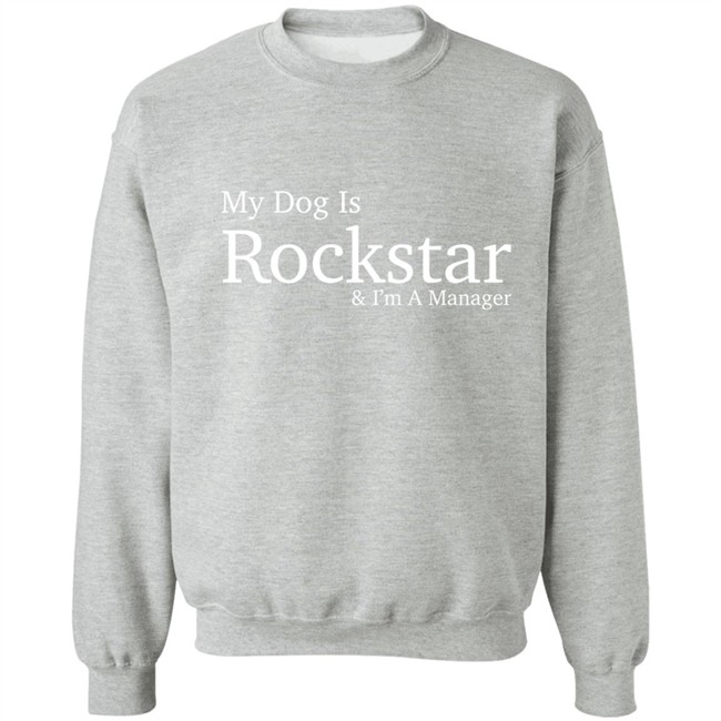 Eri My Dog Is Rockstar & I'm A Manager Hoodie Eri My Dog Is Rockstar & I'm A Manager Hoodie