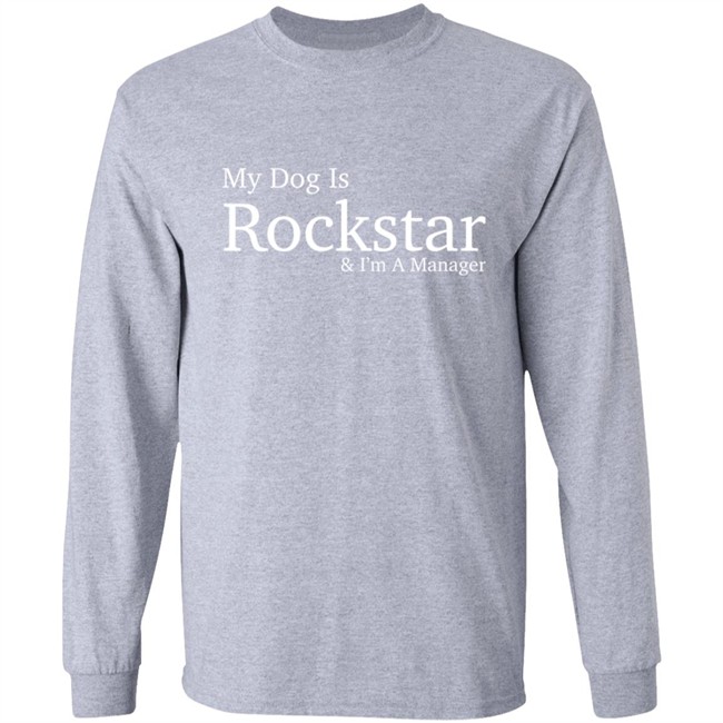 Eri My Dog Is Rockstar & I'm A Manager Hoodie Eri My Dog Is Rockstar & I'm A Manager Hoodie
