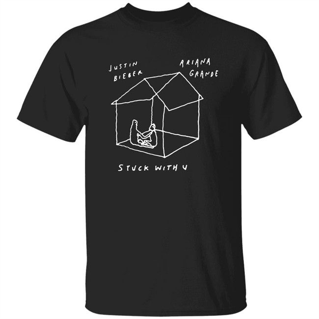 Justin Bieber Merch Stuck With U T Shirt II Justin Bieber Ariana Grande Stuck With U Shirt