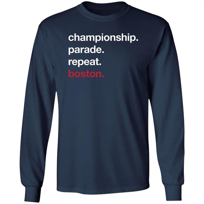 Championship Parade Repeat Boston Hoodie Jared Carrabis Championship Parade Repeat Boston Hoodie Jared Carrabis