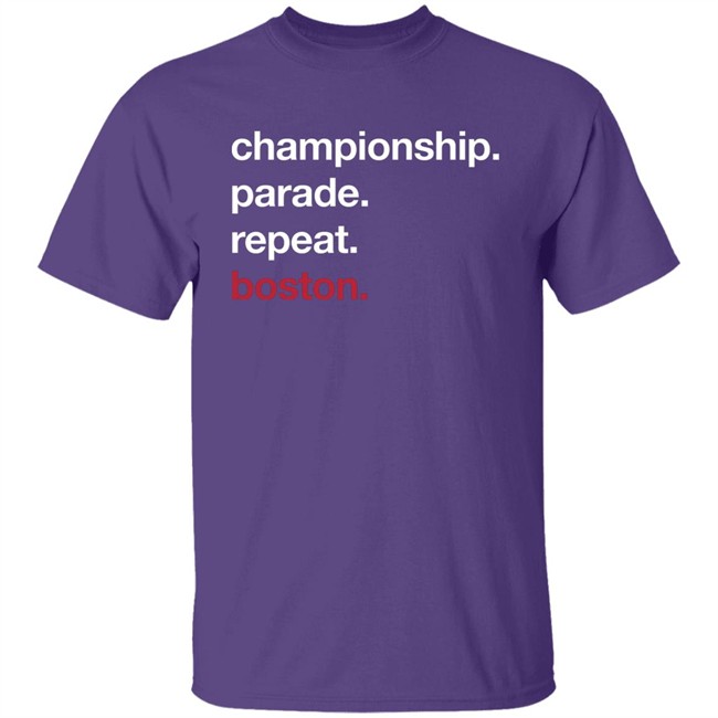Championship Parade Repeat Boston Hoodie Jared Carrabis Championship Parade Repeat Boston Hoodie Jared Carrabis