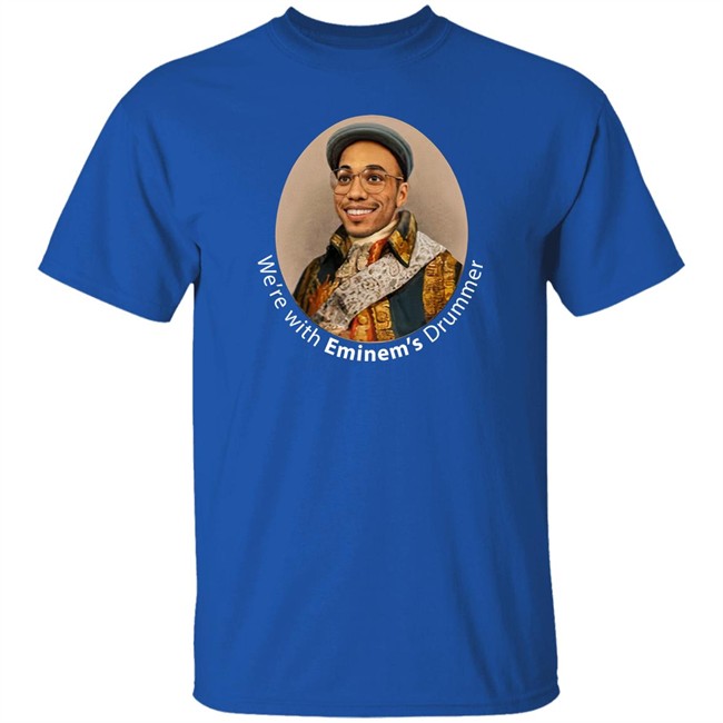 Anderson Paak Merch Store We're With Eminem's Drummer Tee Shirt Anderson Paak Merch Store We're With Eminem's Drummer Tee Shirt