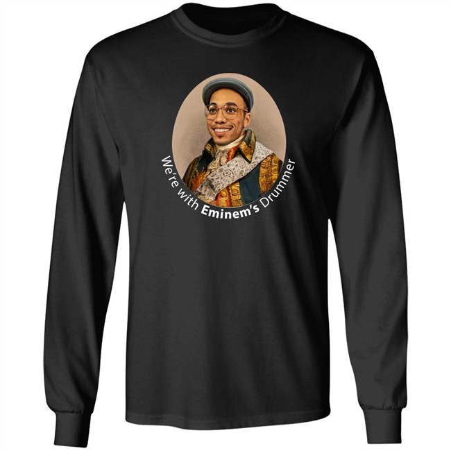 Anderson Paak Merch Store We're With Eminem's Drummer Tee Shirt Anderson Paak Merch Store We're With Eminem's Drummer Tee Shirt