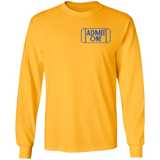Super Yaki Merch Admit One Shirt Super Yaki Merch Admit One Shirt