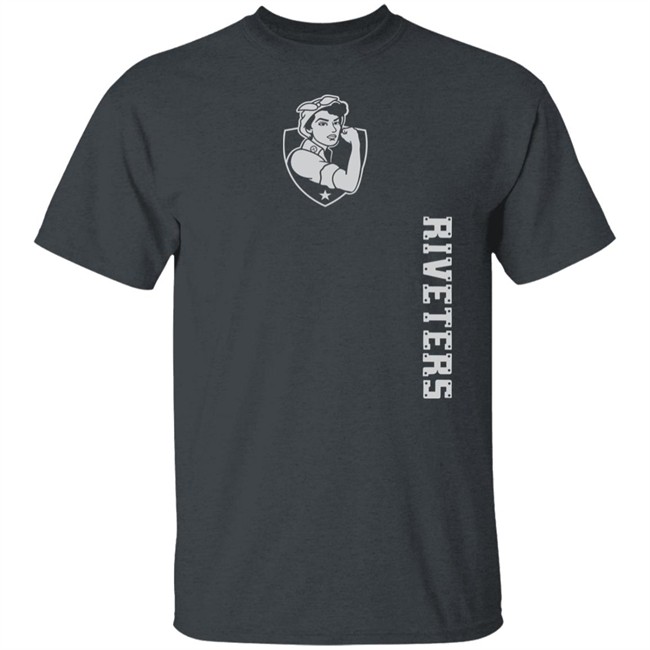 Metropolitan Riveters Rivetershockeyshop Steel Stretch Riveters Tee Shirt