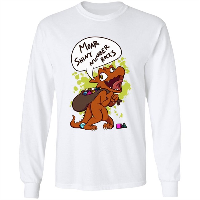 Laen Moar Shiny Number Rock Dnd Dice Shirt Laen Moar Shiny Number Rock Dnd Dice Shirt