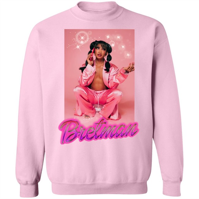 Da Baddest Merch Bretman Rock Pink Crewneck Sweatshirt