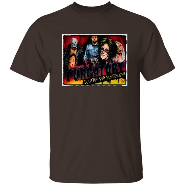 AEW Shop Pro Wrestling Tees Welcome To Purgatory Shirt Demon X Bunny