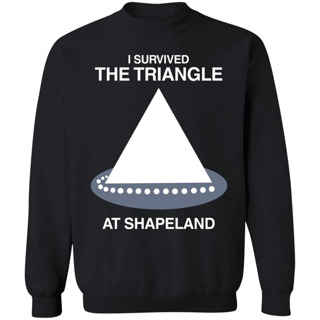 Len Testa I Survived The Triangle At Shapeland Shirt Len Testa I Survived The Triangle At Shapeland Shirt