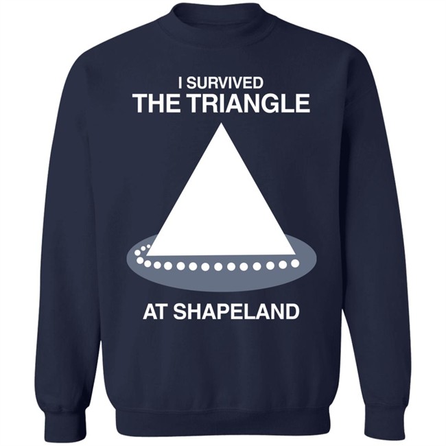 Len Testa I Survived The Triangle At Shapeland Shirt Len Testa I Survived The Triangle At Shapeland Shirt