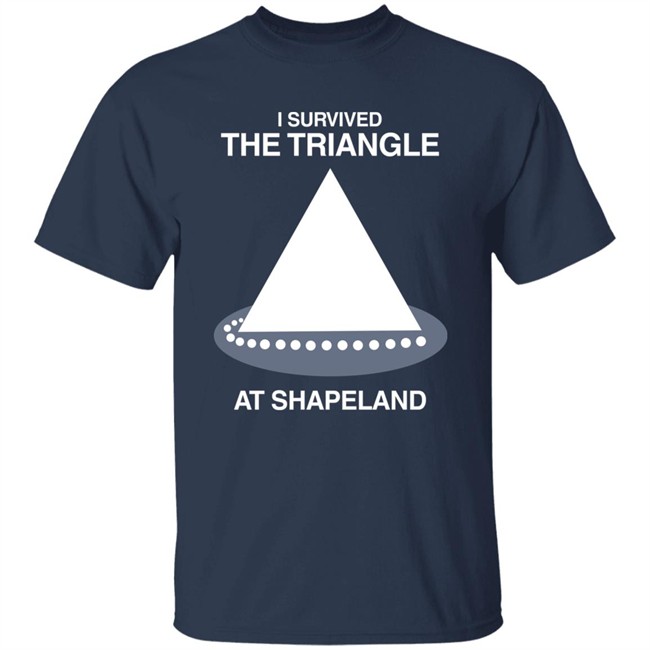 Len Testa I Survived The Triangle At Shapeland Shirt Len Testa I Survived The Triangle At Shapeland Shirt