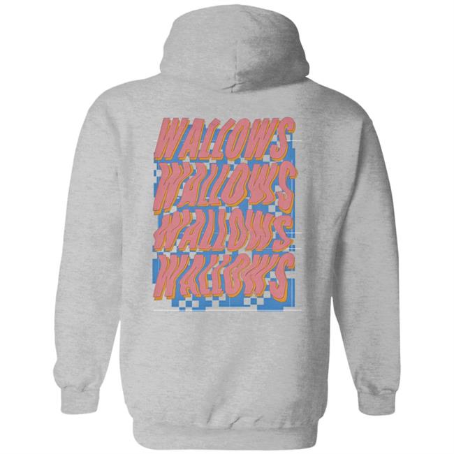 Wallows Music Wallows Warped Logo Hoodie Wallows Music Wallows Warped Logo Hoodie