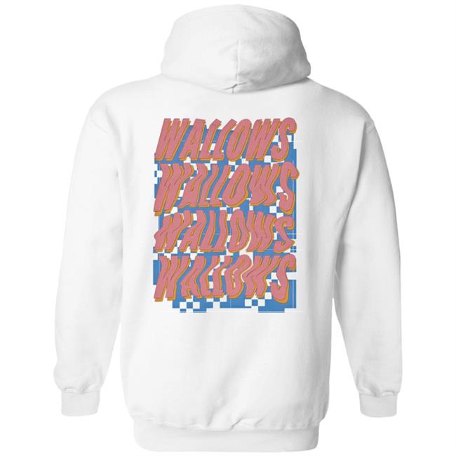 Wallows Music Wallows Warped Logo Hoodie Wallows Music Wallows Warped Logo Hoodie