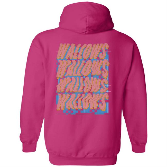 Wallows Music Wallows Warped Logo Hoodie Wallows Music Wallows Warped Logo Hoodie