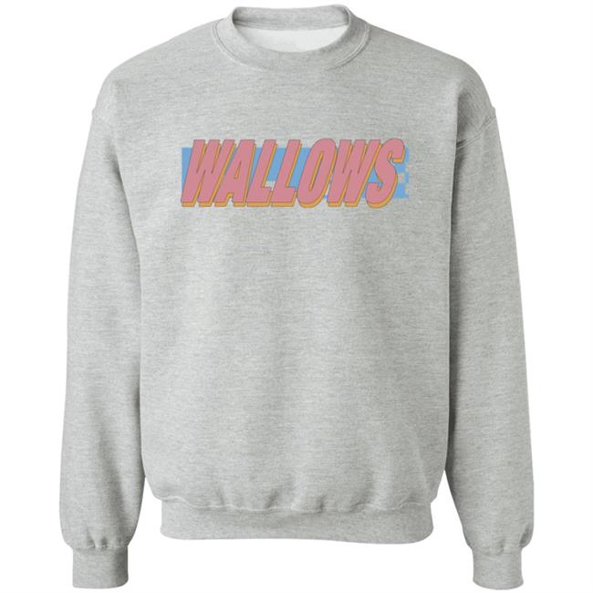 Wallows Music Wallows Warped Logo Hoodie Wallows Music Wallows Warped Logo Hoodie