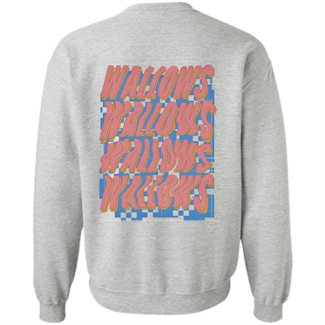 Wallows Music Wallows Warped Logo Hoodie Wallows Music Wallows Warped Logo Hoodie
