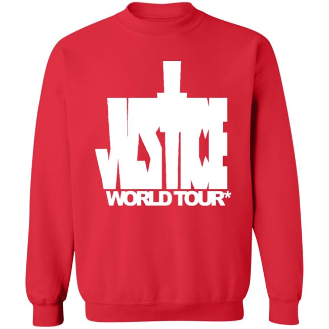 Justin Bieber Music Merch Store Justice World Tour Long Sleeve Justin Bieber Music Merch Store Justice World Tour Long Sleeve
