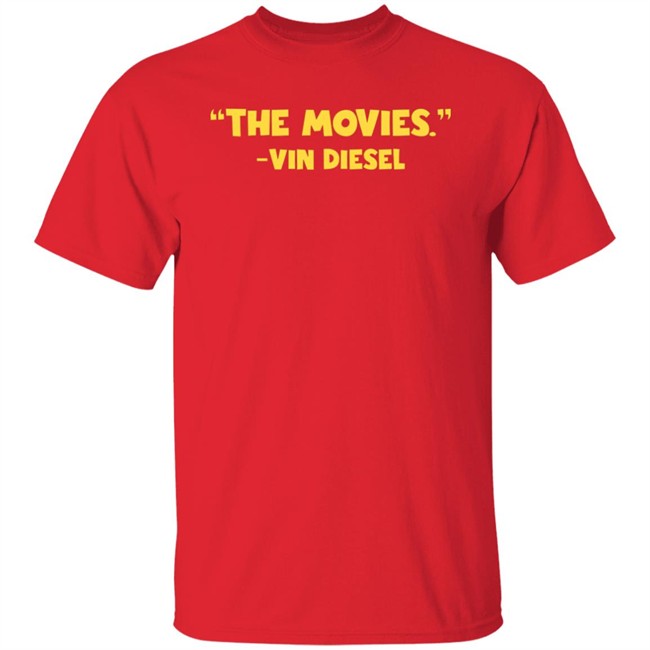 Super Yaki Shop Merch The Movies Vin Diesel Shirt Super Yaki Shop Merch The Movies Vin Diesel Shirt