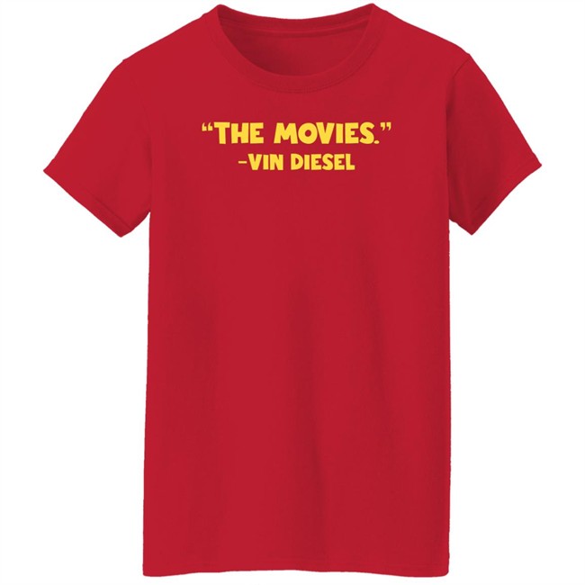 Super Yaki Shop Merch The Movies Vin Diesel Shirt Super Yaki Shop Merch The Movies Vin Diesel Shirt