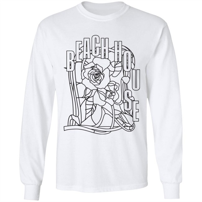 Beach House Merch Rose Stained Glass Shirt Beach House Merch Rose Stained Glass Shirt