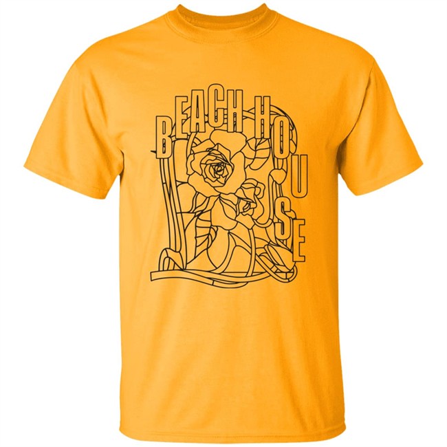 Beach House Merch Rose Stained Glass Shirt Beach House Merch Rose Stained Glass Shirt