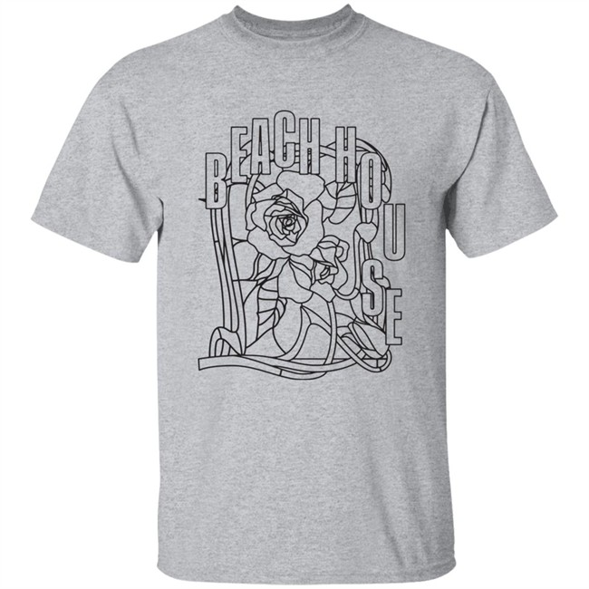 Beach House Merch Rose Stained Glass Shirt Beach House Merch Rose Stained Glass Shirt