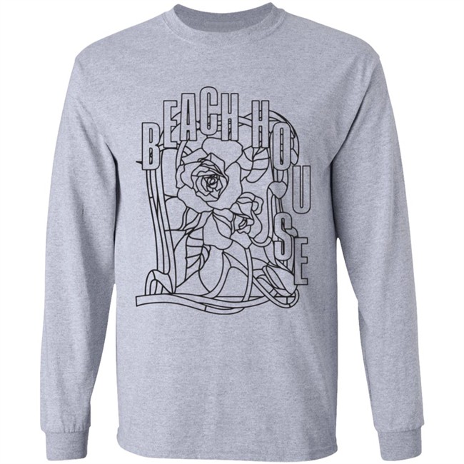 Beach House Merch Rose Stained Glass Shirt Beach House Merch Rose Stained Glass Shirt