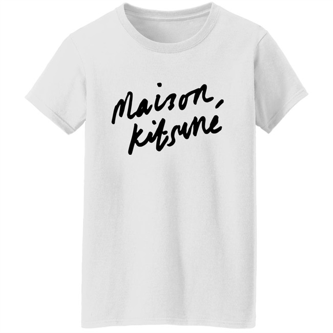Maison Kitsune Merch Handwriting Adjusted Sweatshirt Rfj Ootd Maison Kitsune Merch Handwriting Adjusted Sweatshirt Rfj Ootd