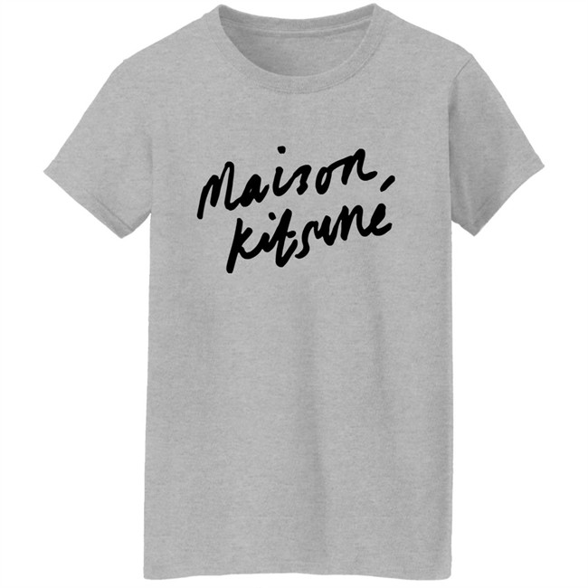 Maison Kitsune Merch Handwriting Adjusted Sweatshirt Rfj Ootd Maison Kitsune Merch Handwriting Adjusted Sweatshirt Rfj Ootd