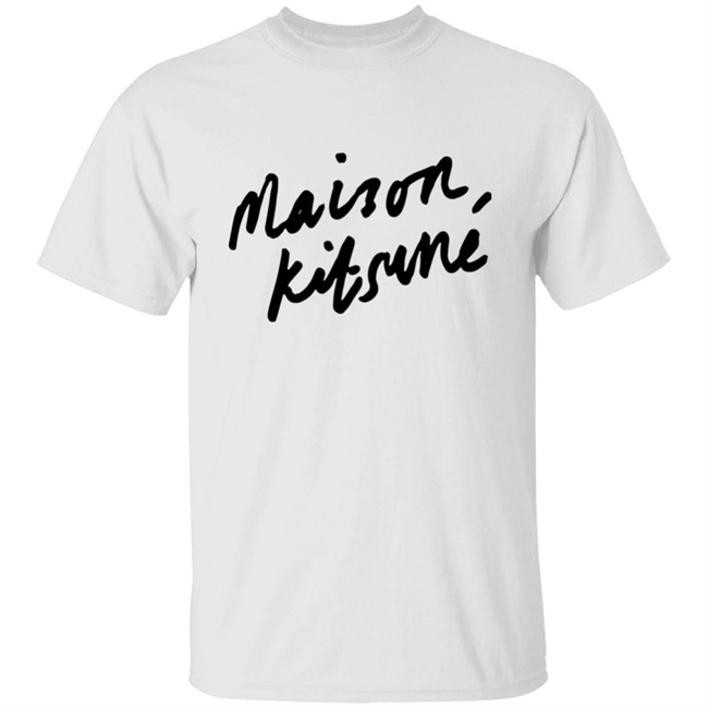 Maison Kitsune Merch Handwriting Adjusted Sweatshirt Rfj Ootd Maison Kitsune Merch Handwriting Adjusted Sweatshirt Rfj Ootd