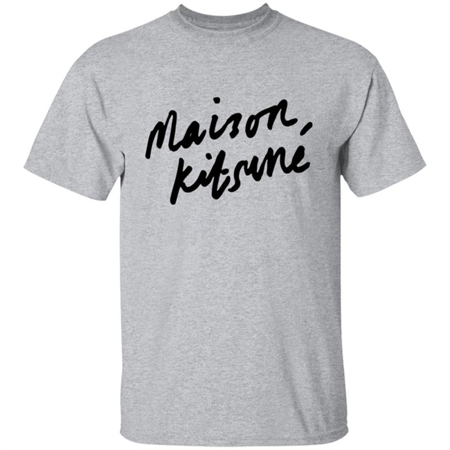 Maison Kitsune Merch Handwriting Adjusted Sweatshirt Rfj Ootd Maison Kitsune Merch Handwriting Adjusted Sweatshirt Rfj Ootd