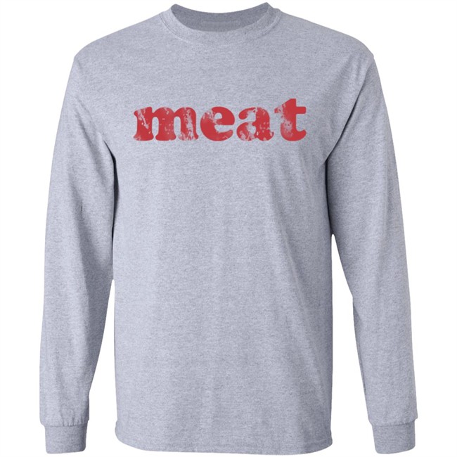 Meatzine Merch Distressed Logo Sweatshirt Meatzine Merch Distressed Logo Sweatshirt