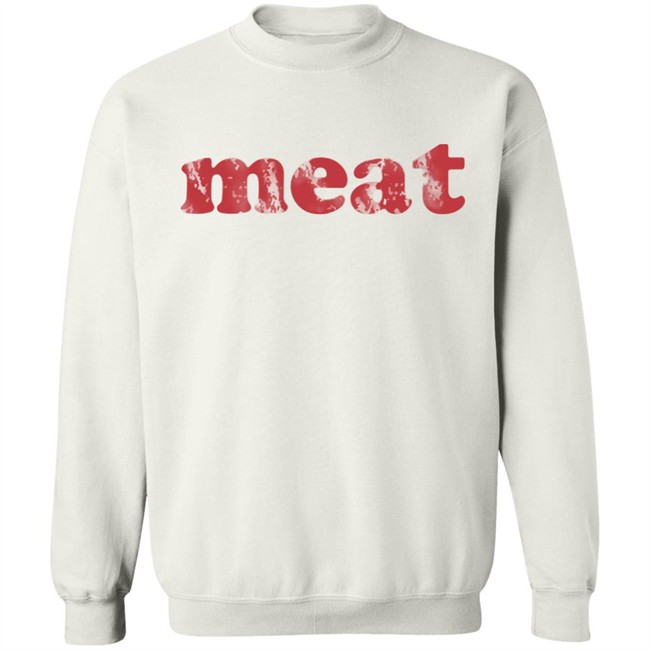 Meatzine Merch Distressed Logo Sweatshirt Meatzine Merch Distressed Logo Sweatshirt