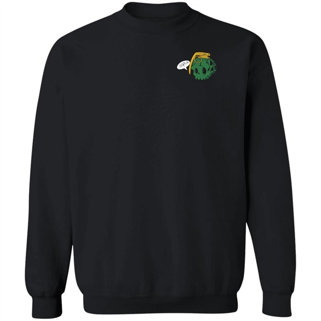 Thicc Boy Merch Oops Grenade Long Body Black Tee Thicc Boy Merch Oops Grenade Long Body Black Tee
