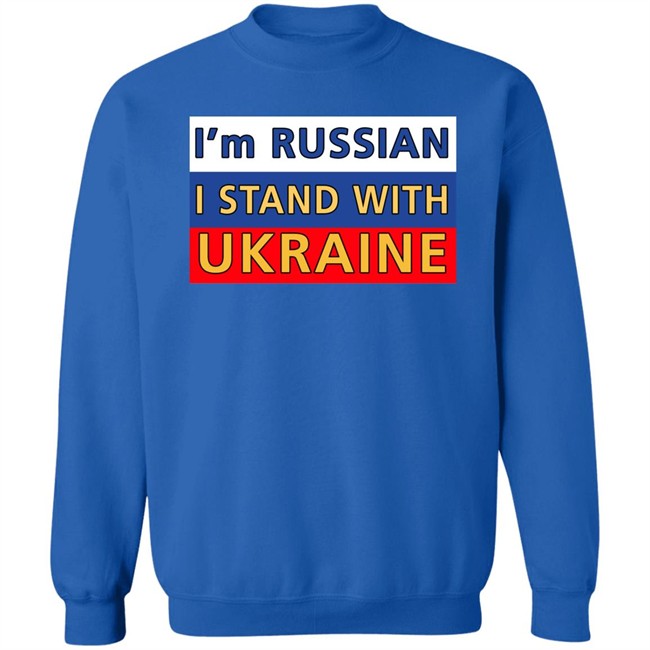I'm Russian I Stand With Ukraine Shirt Ukraine Russia War I'm Russian I Stand With Ukraine Shirt Ukraine Russia War