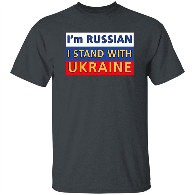 I'm Russian I Stand With Ukraine Shirt Ukraine Russia War I'm Russian I Stand With Ukraine Shirt Ukraine Russia War