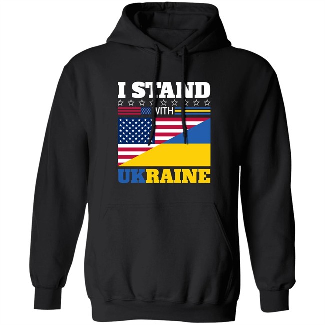 I Stand With Ukraine Usa Flag T Shirt I Stand With Ukraine Usa Flag T Shirt