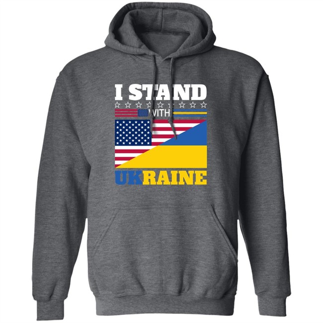 I Stand With Ukraine Usa Flag T Shirt I Stand With Ukraine Usa Flag T Shirt