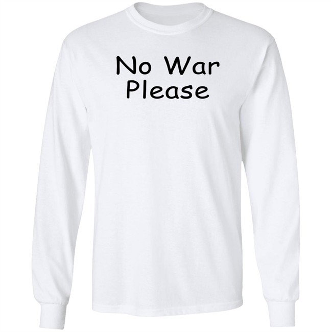 Andrey Rublev No War Please Shirt Andrey Rublev No War Please Shirt