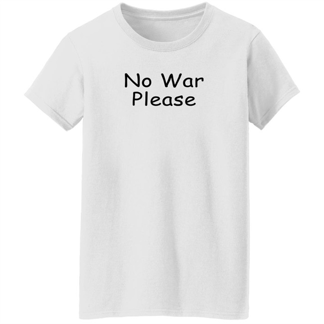 Andrey Rublev No War Please Shirt Andrey Rublev No War Please Shirt