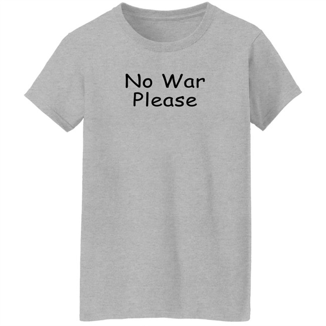 Andrey Rublev No War Please Shirt Andrey Rublev No War Please Shirt
