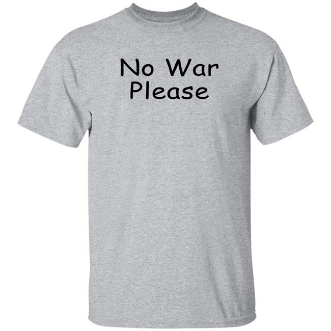 Andrey Rublev No War Please Shirt Andrey Rublev No War Please Shirt