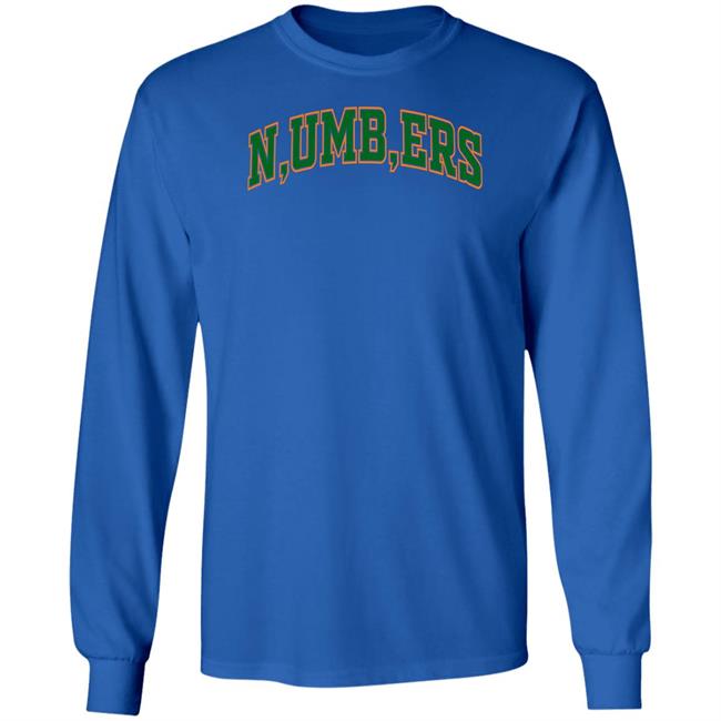 Larry June Midnight Organic Merchandise Numbers T Shirt Larry June Midnight Organic Merchandise Numbers T Shirt