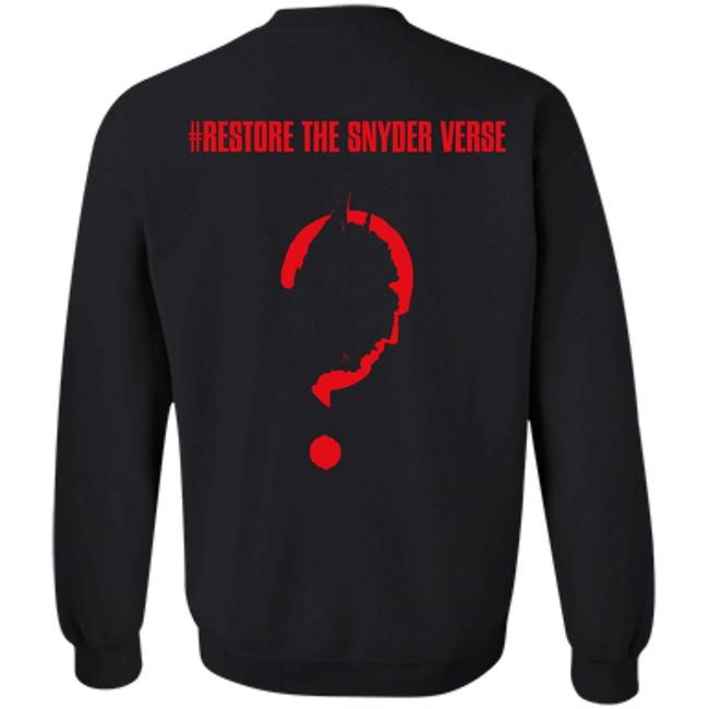 Restore The Snyder Verse Long Sleeve T Shirt #Restorethesnyderverse Dcsnyder5fan Restore The Snyder Verse Long Sleeve T Shirt #Restorethesnyderverse Dcsnyder5fan