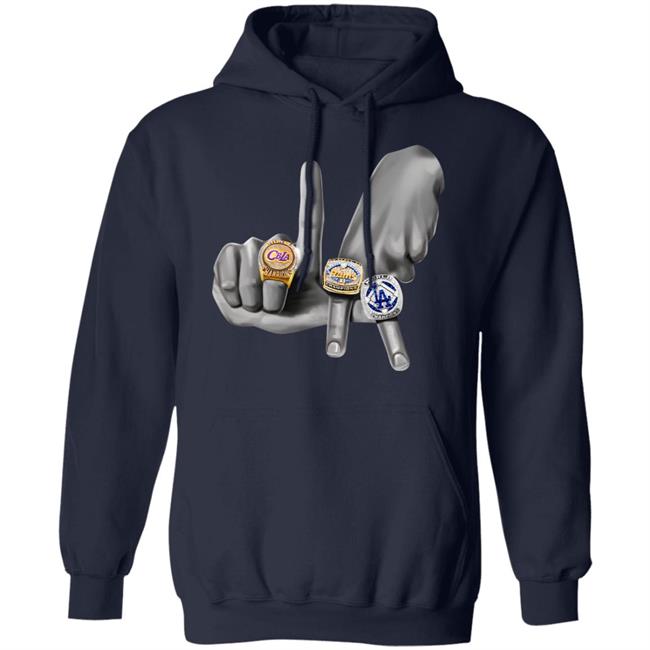 Can't Beat LA Store LA Rings Hands Shirt Can't Beat LA Store LA Rings Hands Shirt
